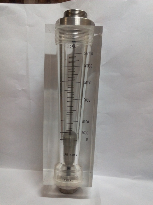 Acrylic Body Rota meter in Flow Range of 0-25000 LPH for Water